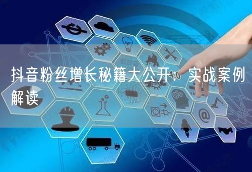 抖音粉丝增长秘籍大公开：实战案例解读